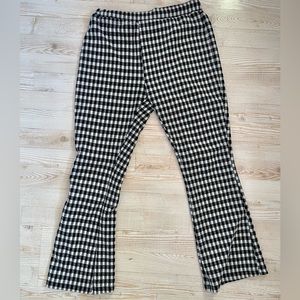 Urban Outfitters Checkered Flare Leggings